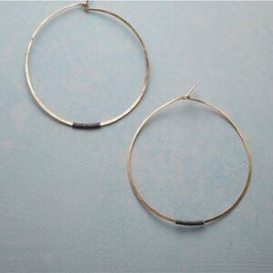 Sundance gold hoop earrings